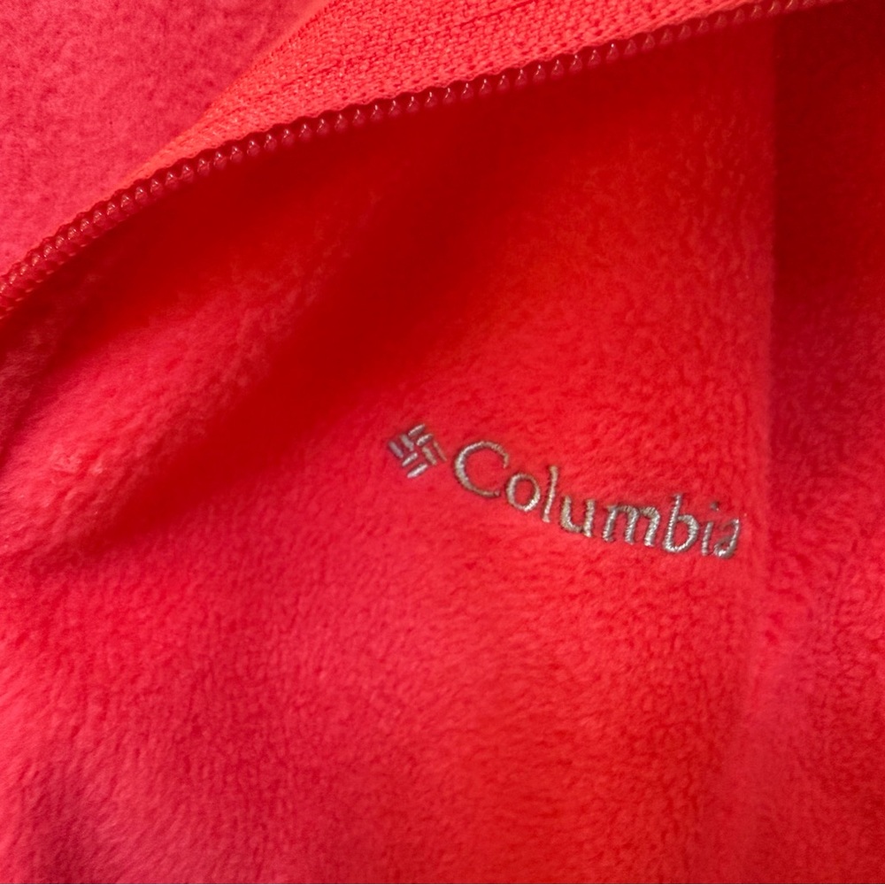 Columbia Women's Pink Fleece Zip Up Jacket - Picture 3 of 5
